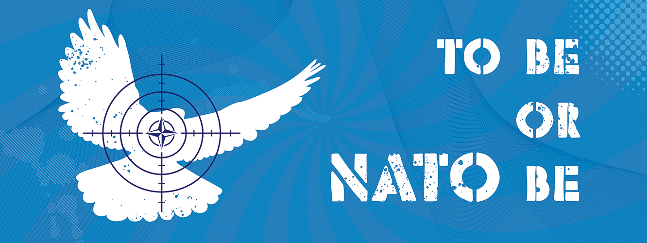 banner To be or NATO be